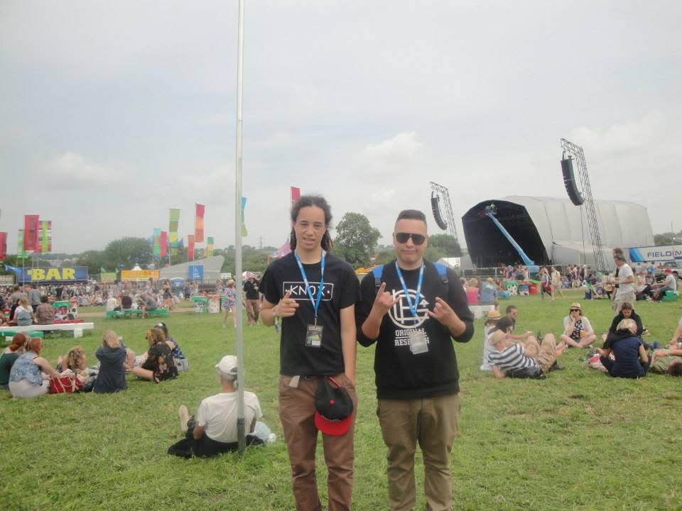 Isaiah Dreads at Glastonbury.