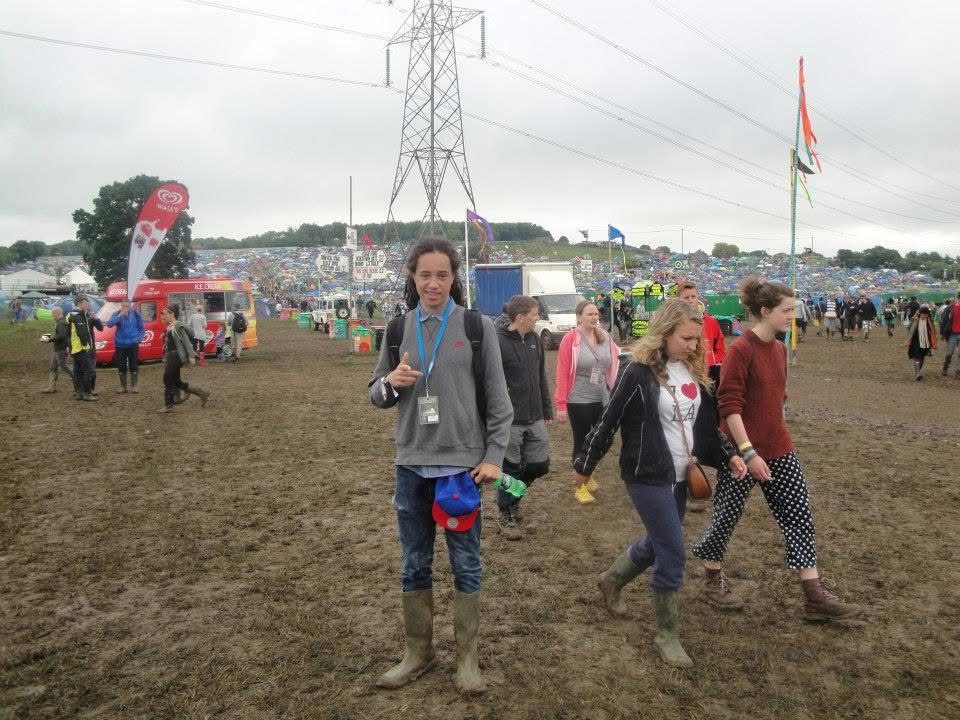 Isaiah Dreads at Glastonbury.