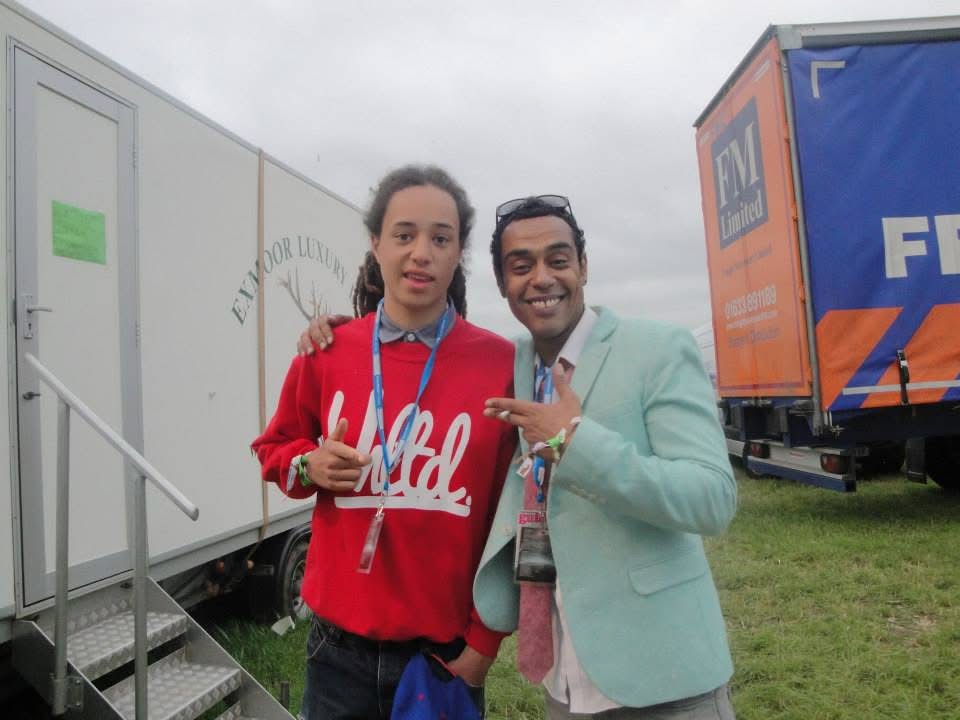 Isaiah Dreads at Glastonbury.
