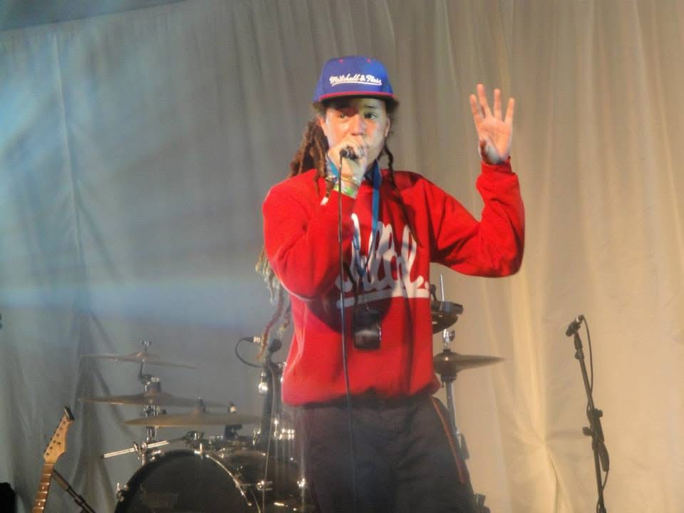 Isaiah Dreads at Glastonbury.