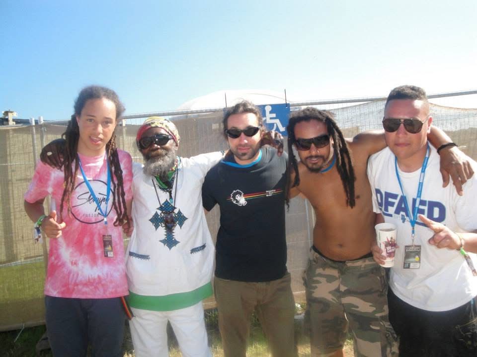 Isaiah Dreads at Glastonbury.