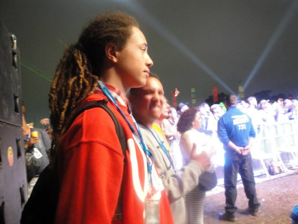 Isaiah Dreads and Agent at Glastonbury.