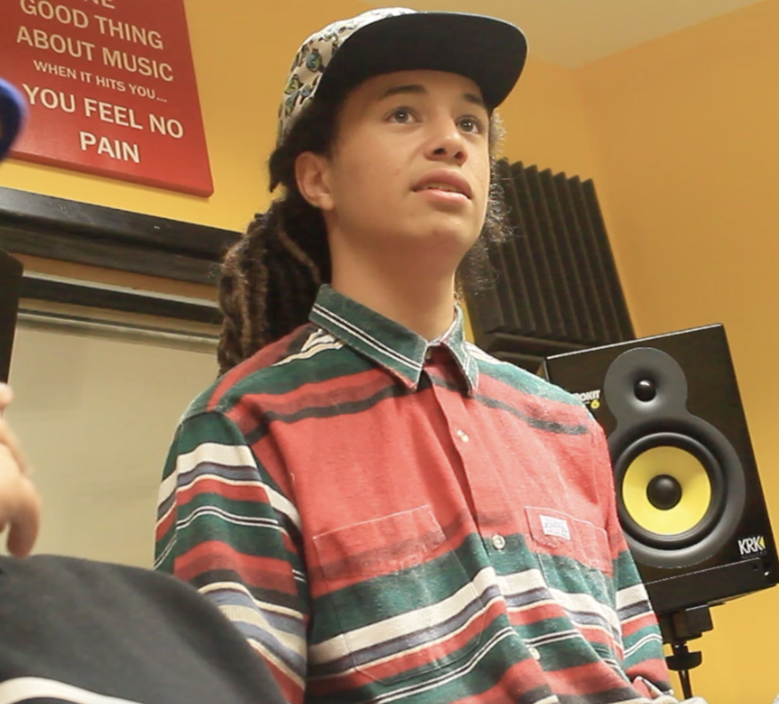 Isaiah Dreads at Youth Club Studio in Dorchester.