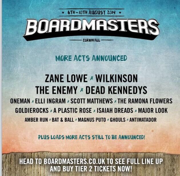 Isaiah Dreads at Boardmasters Festival.