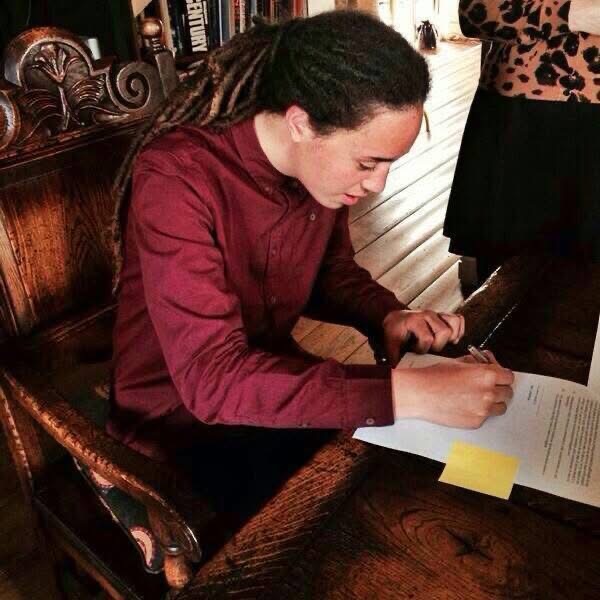 Isaiah Dreads signing to Xenomania Records in Kent.