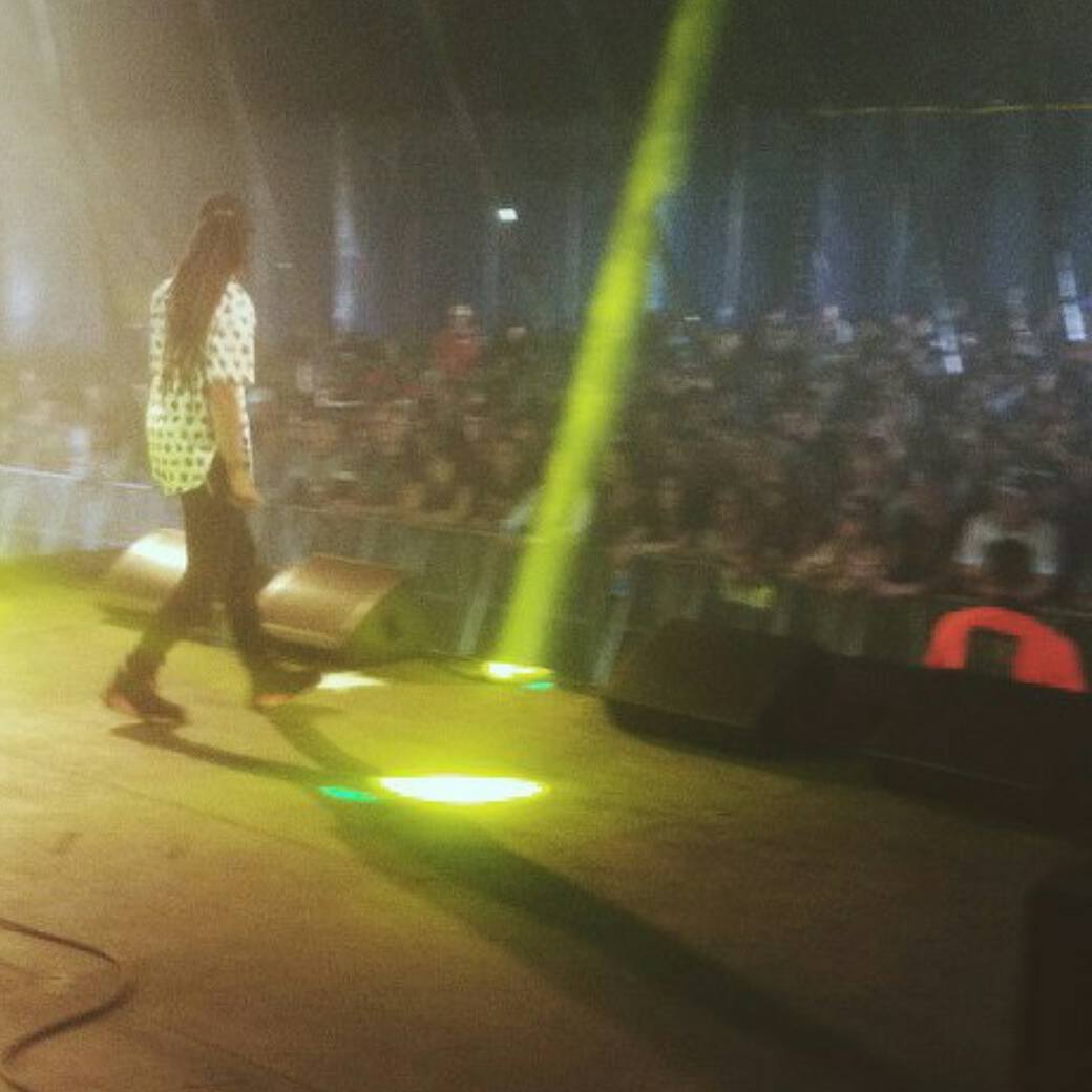 Isaiah Dreads performing at Leeds Festival on the 1Xtra stage.