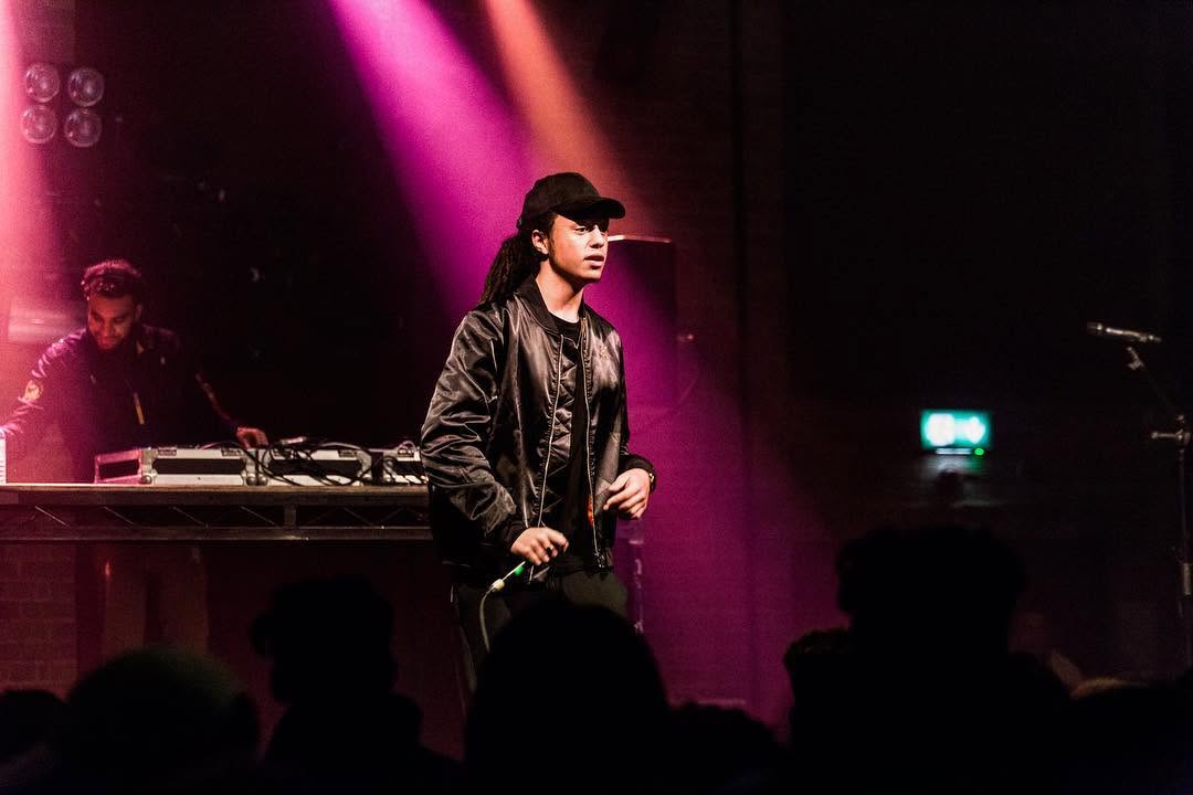 Isaiah Dreads performing on Bugzy Malone's Facing Time Tour.