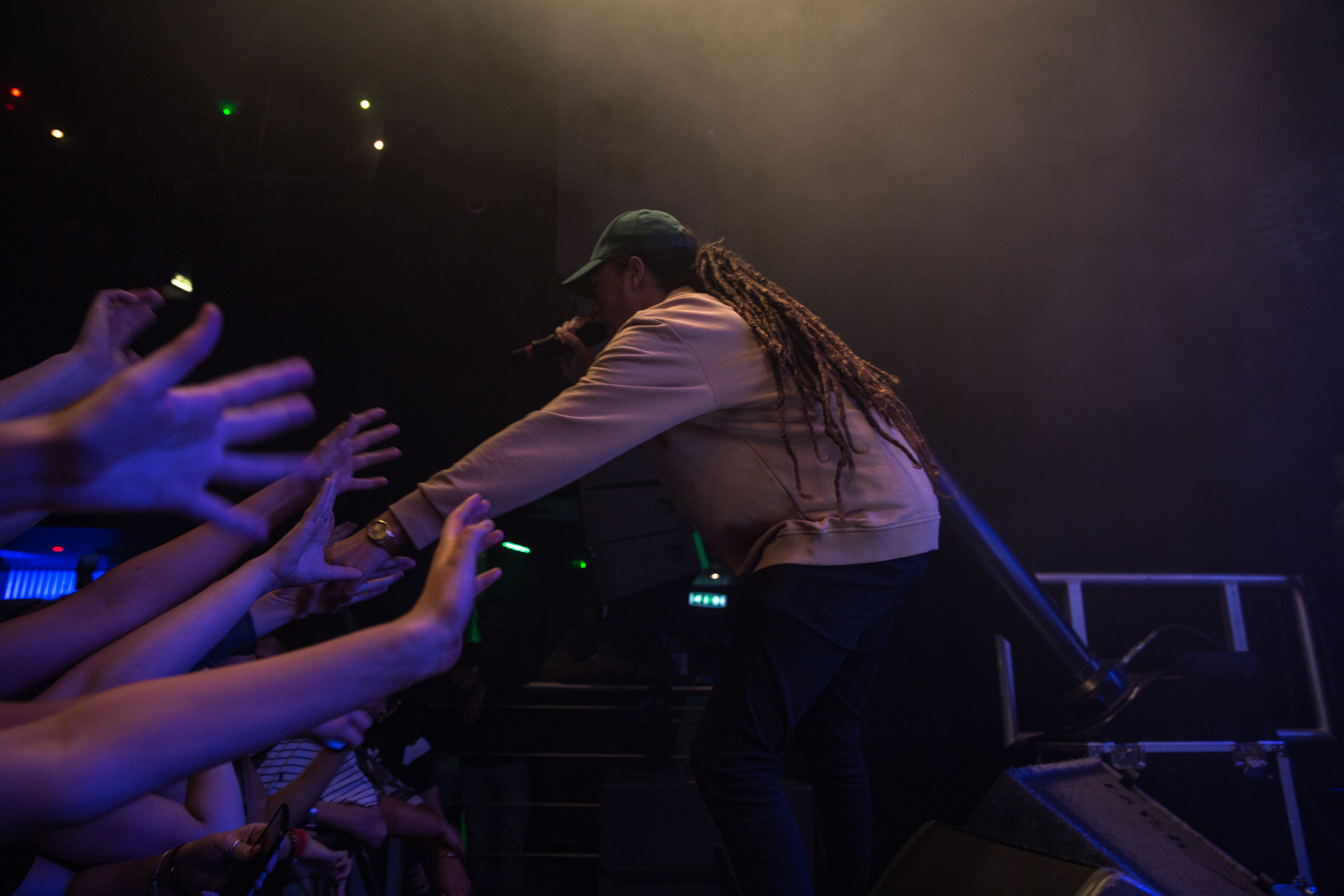 Isaiah Dreads performing on Bugzy Malone's Facing Time Tour.