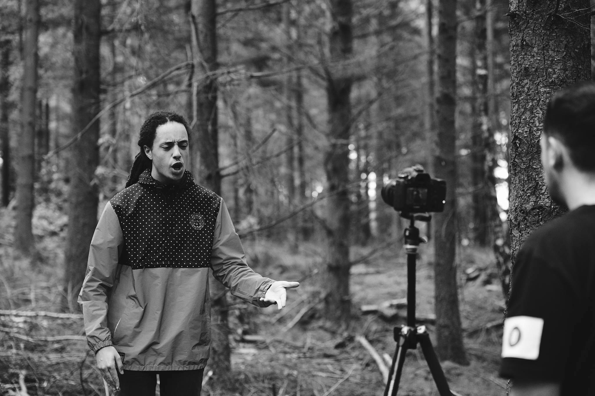 Behind the scenes of the 'Olympia Freestyle' video by Isaiah Dreads.