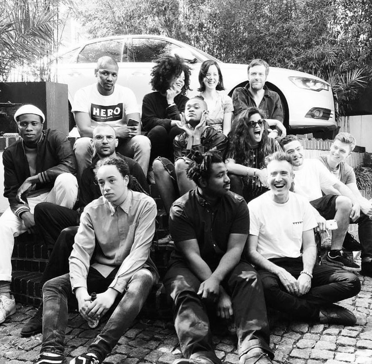 Studio session at XL Recordings with Obongjayar, Giggs, Infinite Coles, Ibeyi, Wiki, Richard Russell and Sampha.