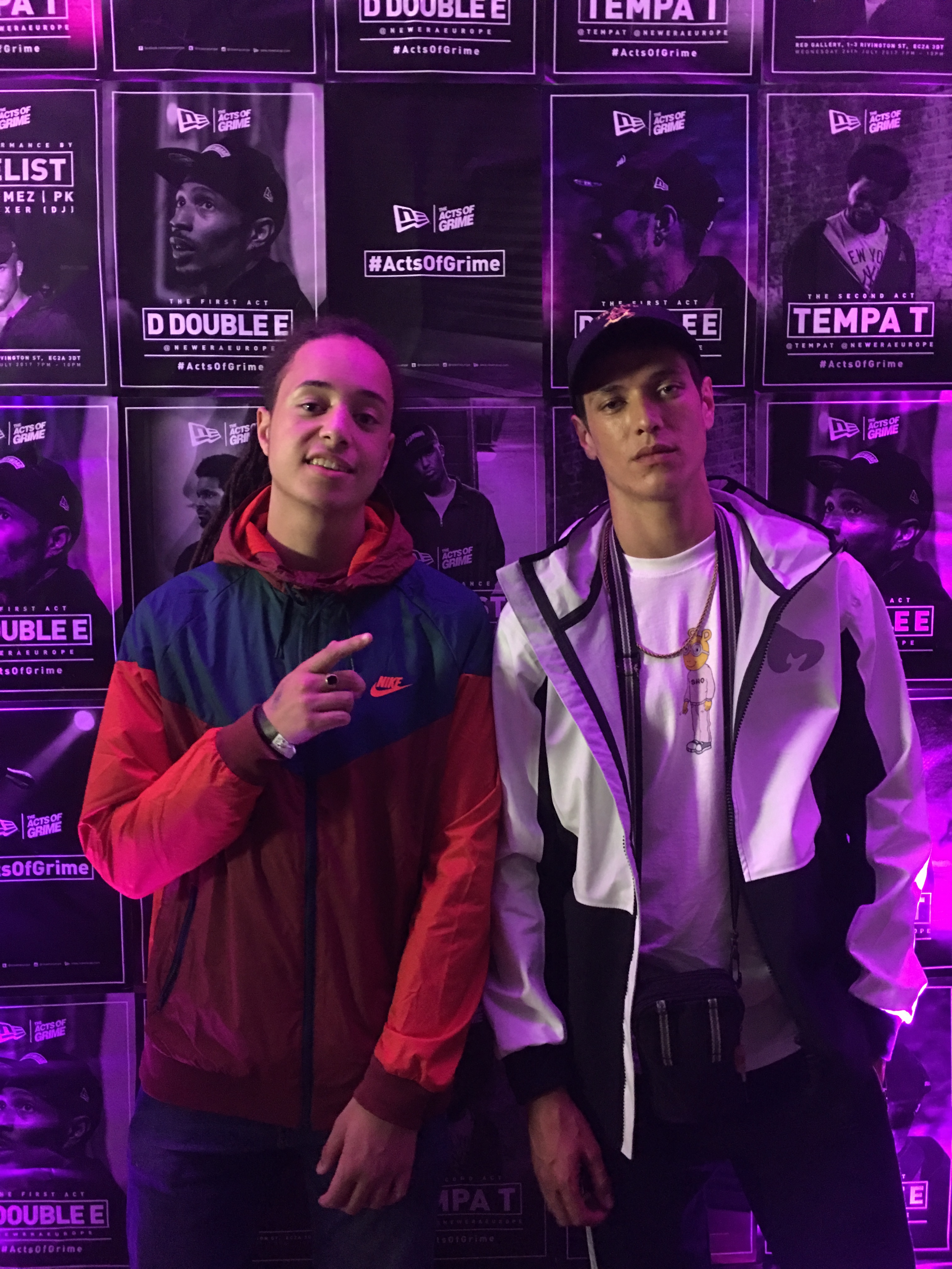 Isaiah Dreads and Aaron Unknown in London.