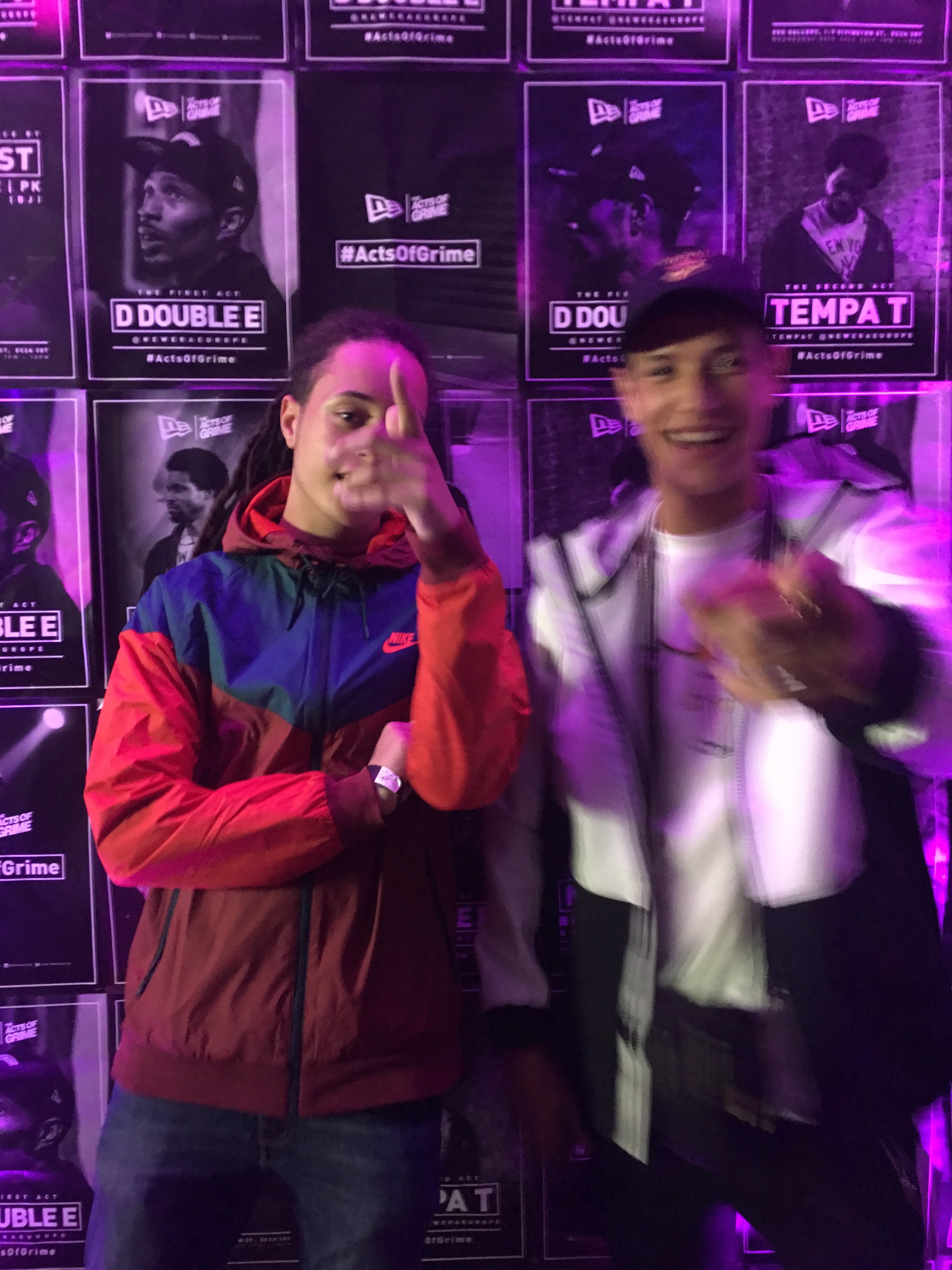 Isaiah Dreads and Aaron Unknown in London.