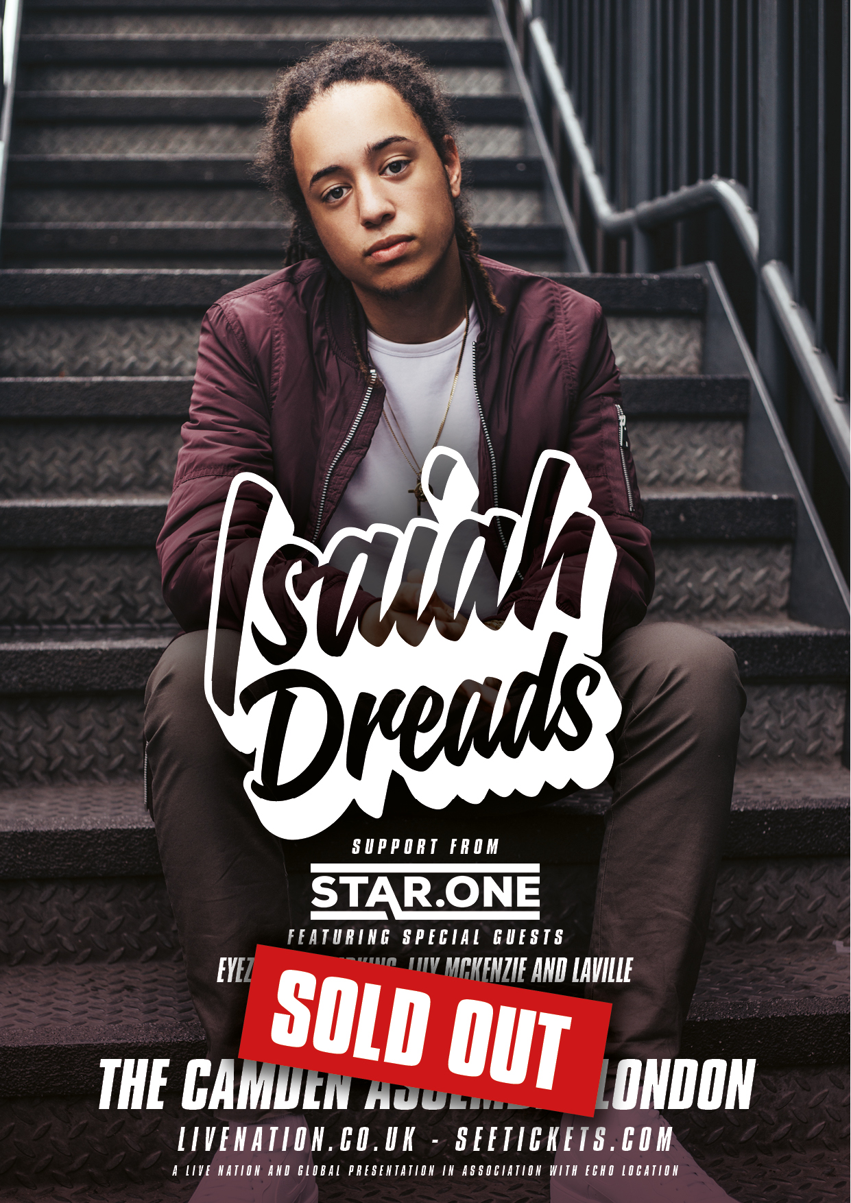 Isaiah Dreads' debut headline show at Camden Assembly in London.