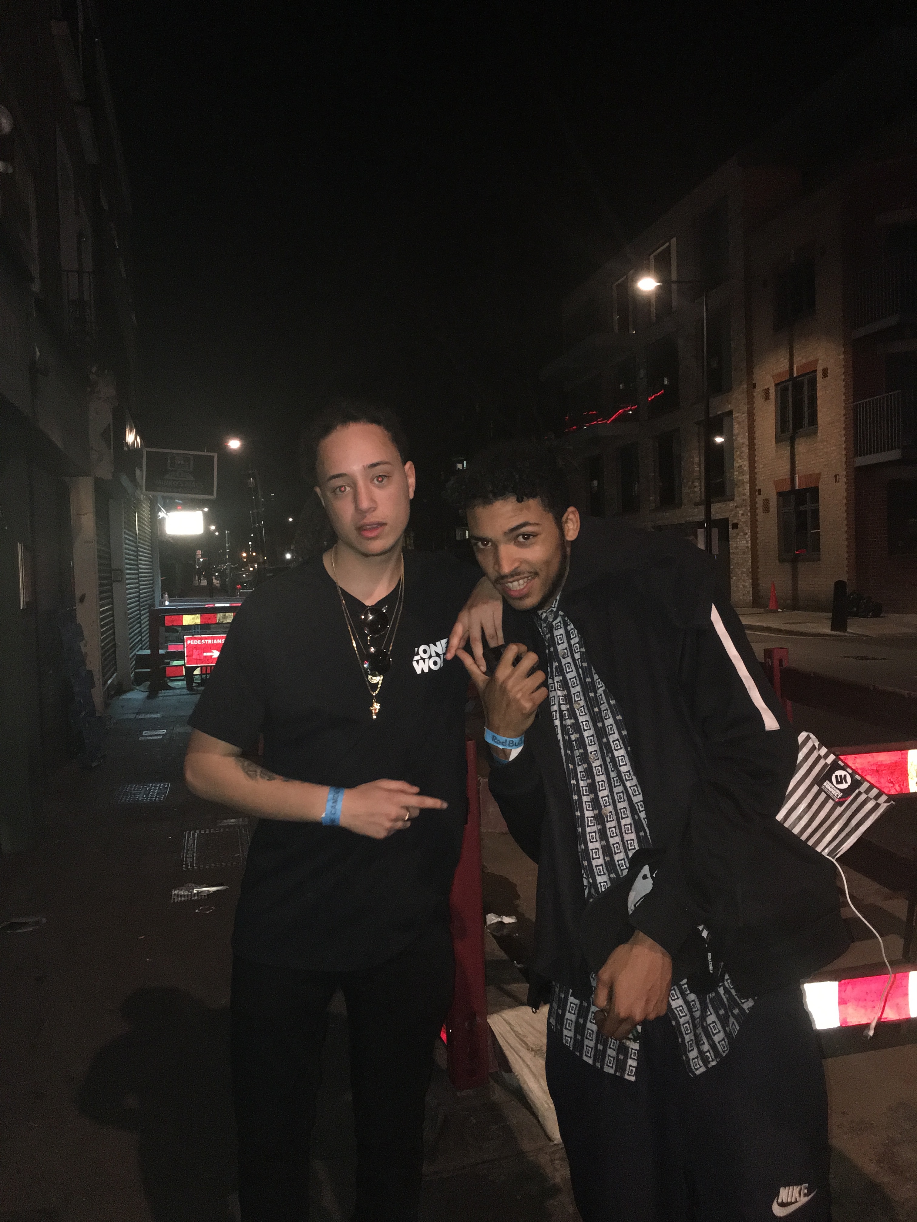 Isaiah Dreads and Eyez at Isaiah Dreads' headline show in London.