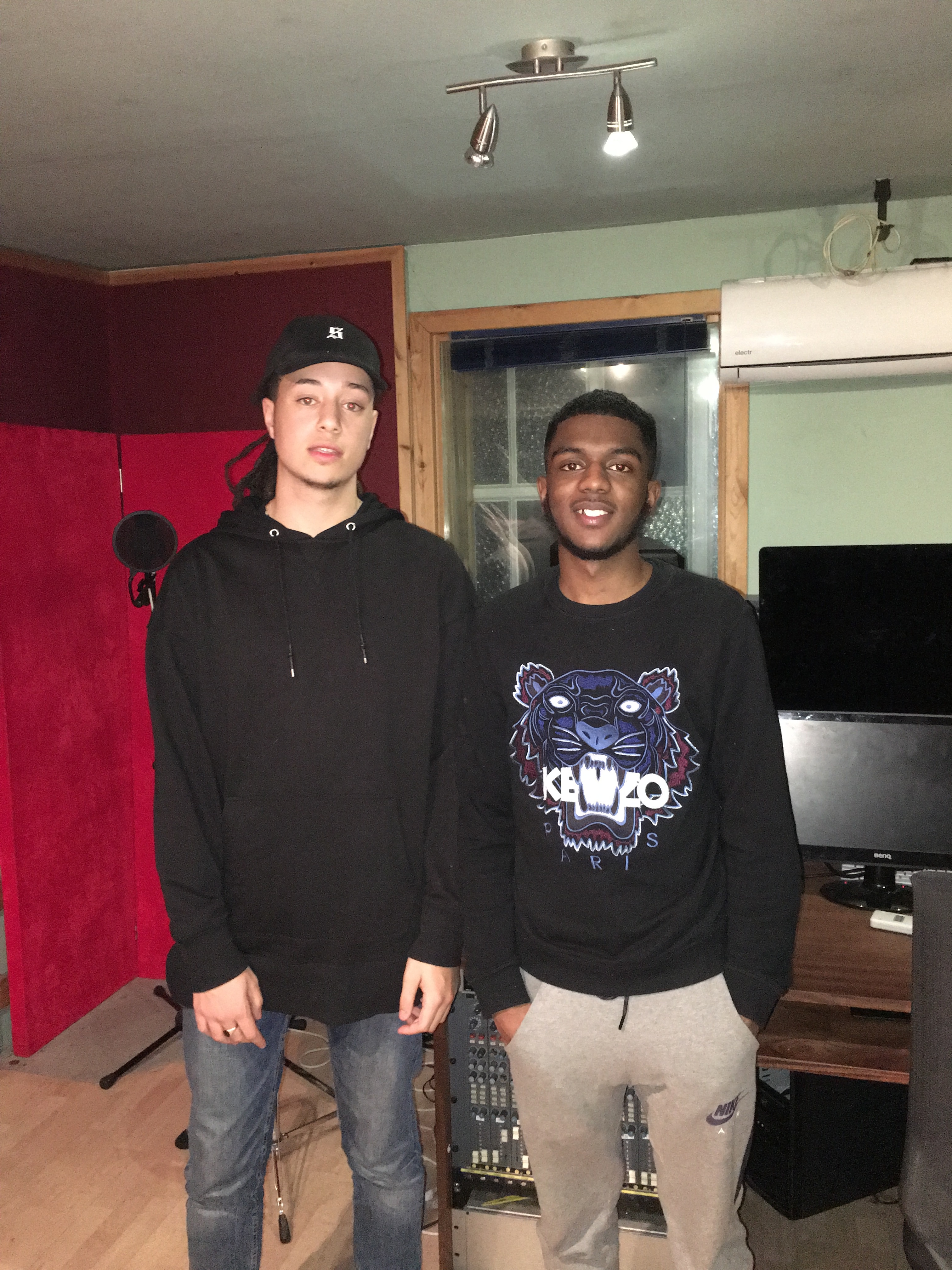 Isaiah Dreads and Micah Million in London.