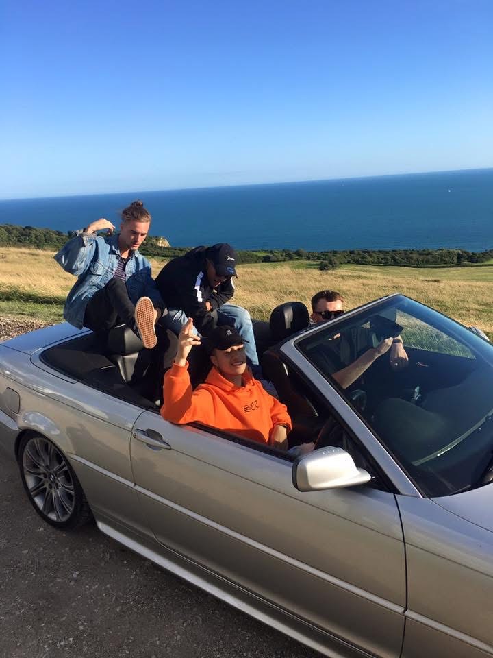 Video shoot for 'Real Friends' by Isaiah Dreads.