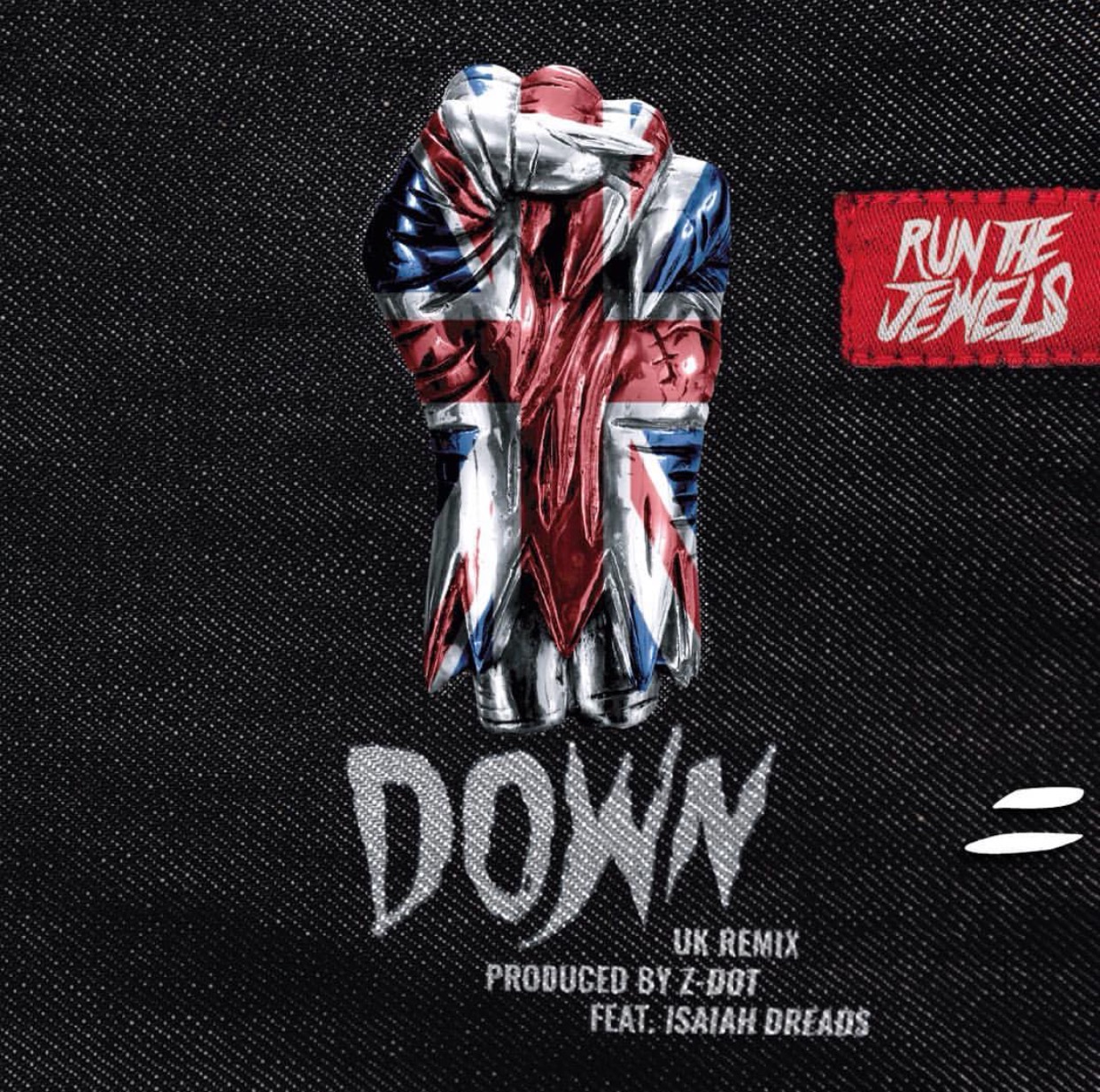 Artwork for the 'Down' remix by Run The Jewels featuring Isaiah Dreads.