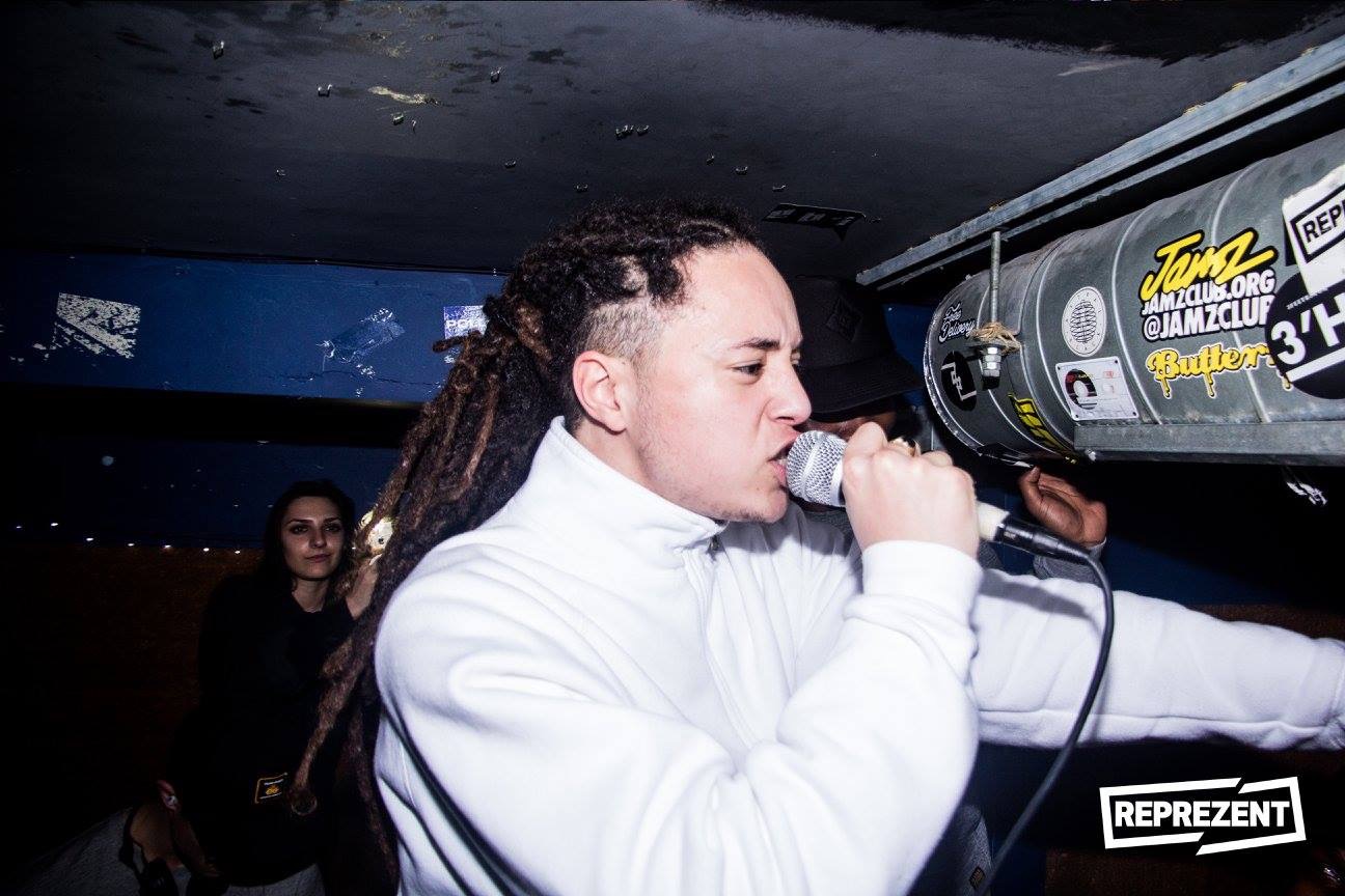 Isaiah Dreads performing in London.