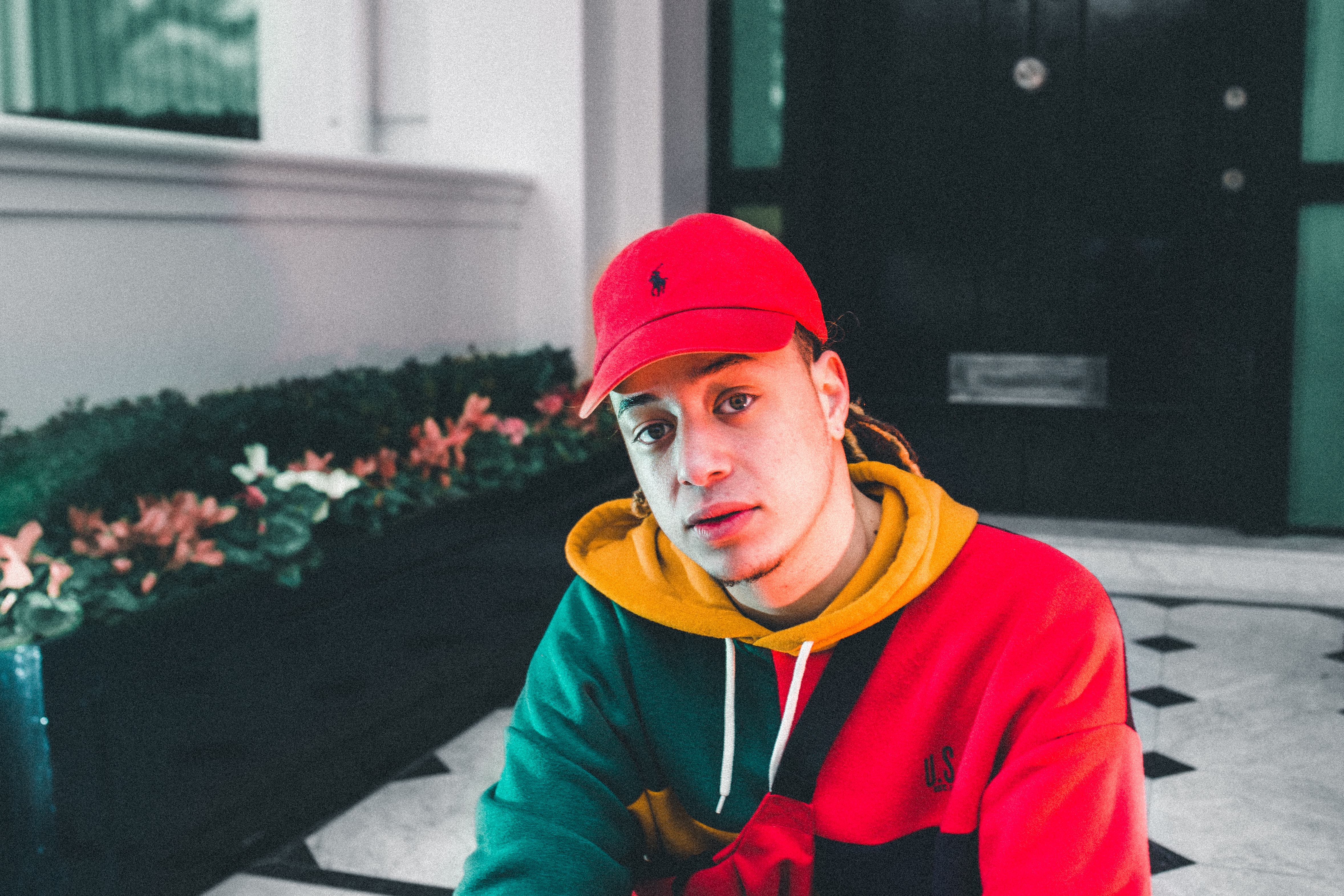 Isaiah Dreads on a photo shoot in London.