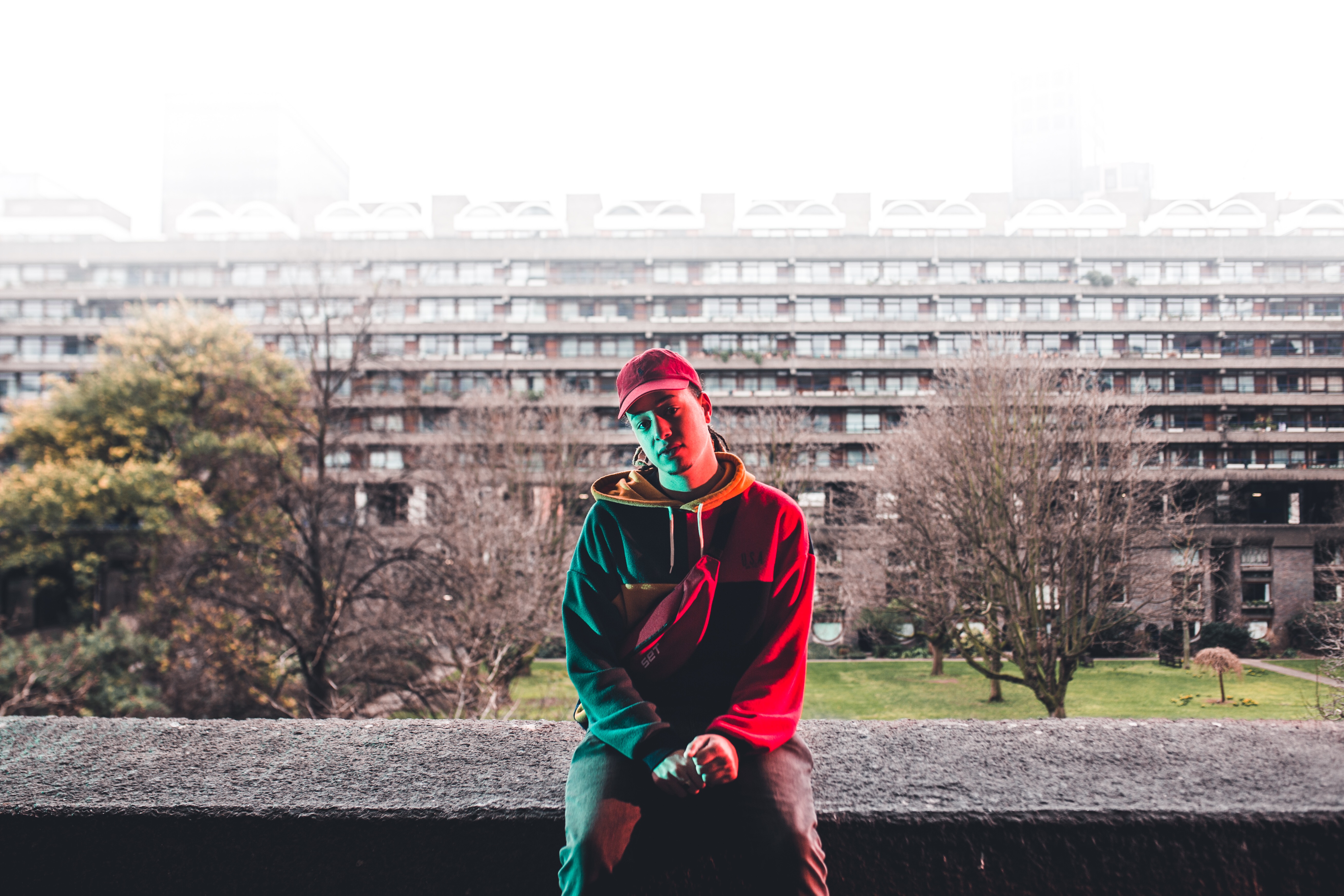 Isaiah Dreads on a photo shoot in London.