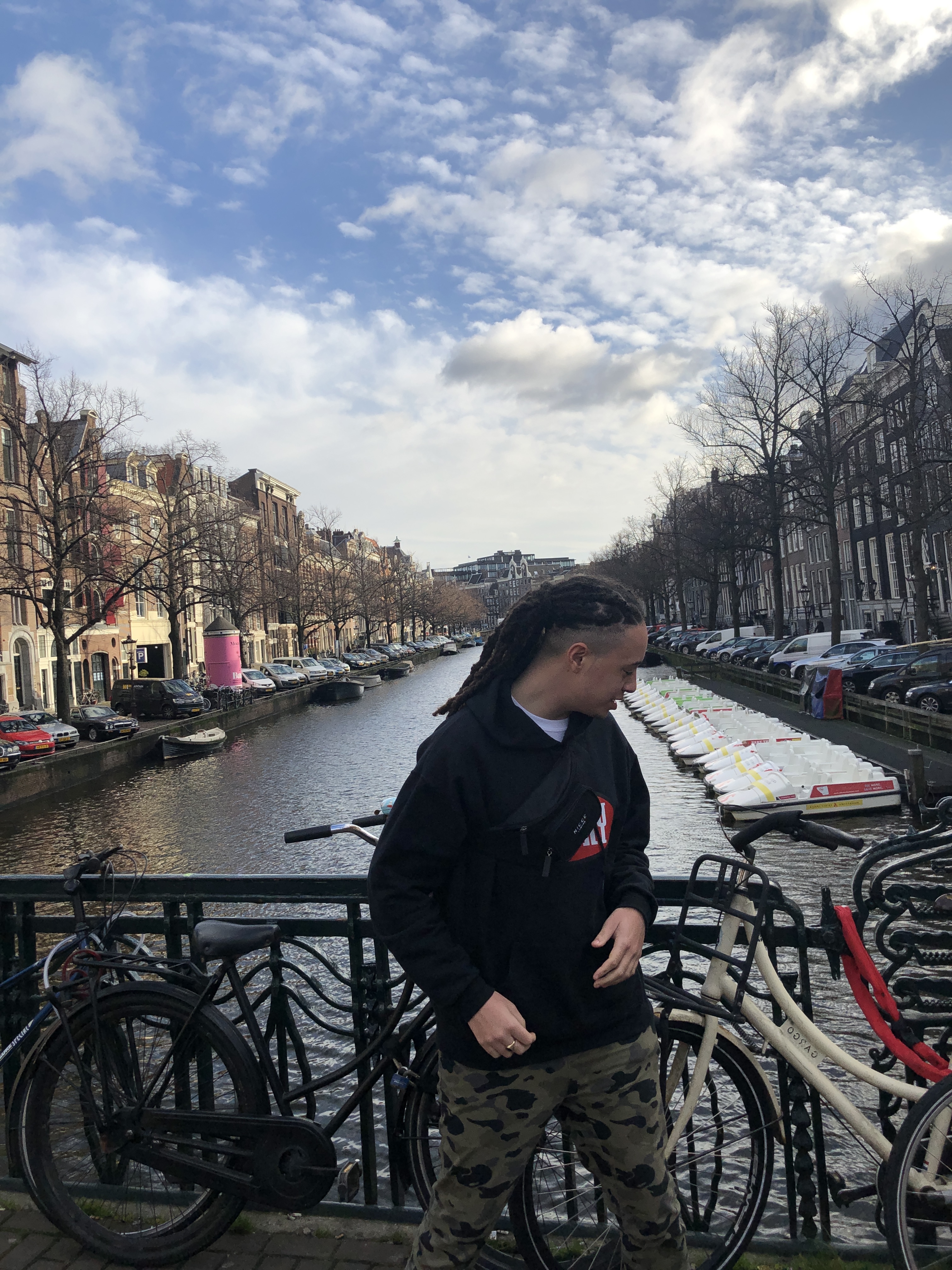 Isaiah Dreads in Amsterdam.