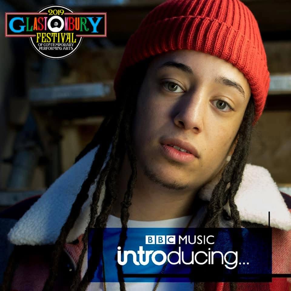 Isaiah Dreads performing at Glastonbury Festival.