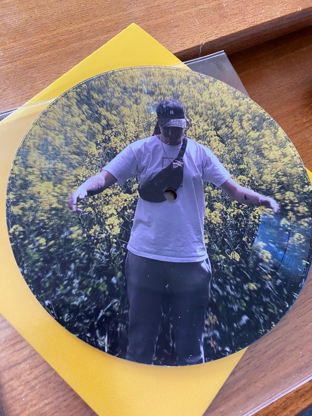 One-of-one vinyl for the 'NO EGO' EP by Isaiah Dreads.