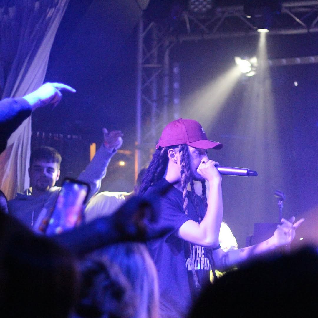 Isaiah Dreads performing in Dorset.