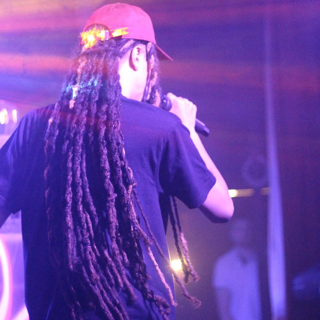 Isaiah Dreads performing in Dorset.