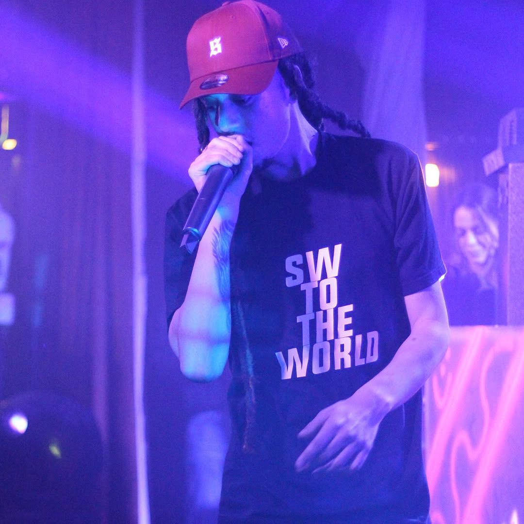 Isaiah Dreads performing in Dorset.