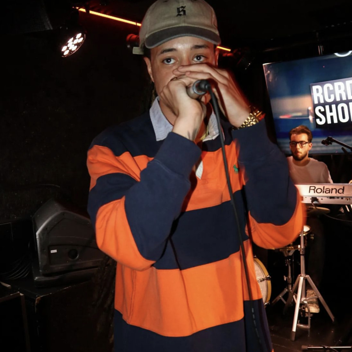 Isaiah Dreads performing at RCRDSHP in Boxpark, London.