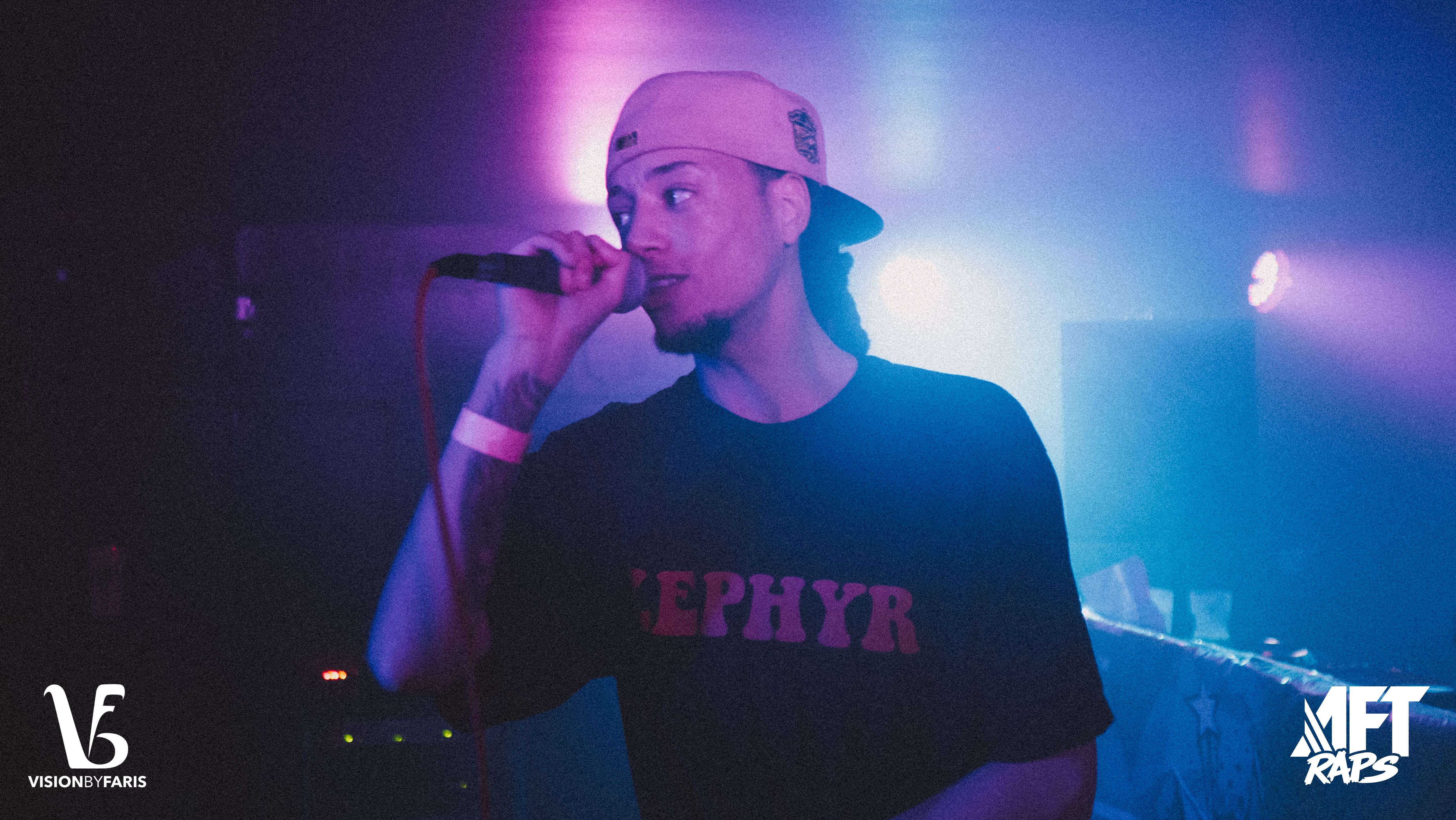 Isaiah Dreads performing in Bristol alongside Guilty Simpson and Phat Kat.
