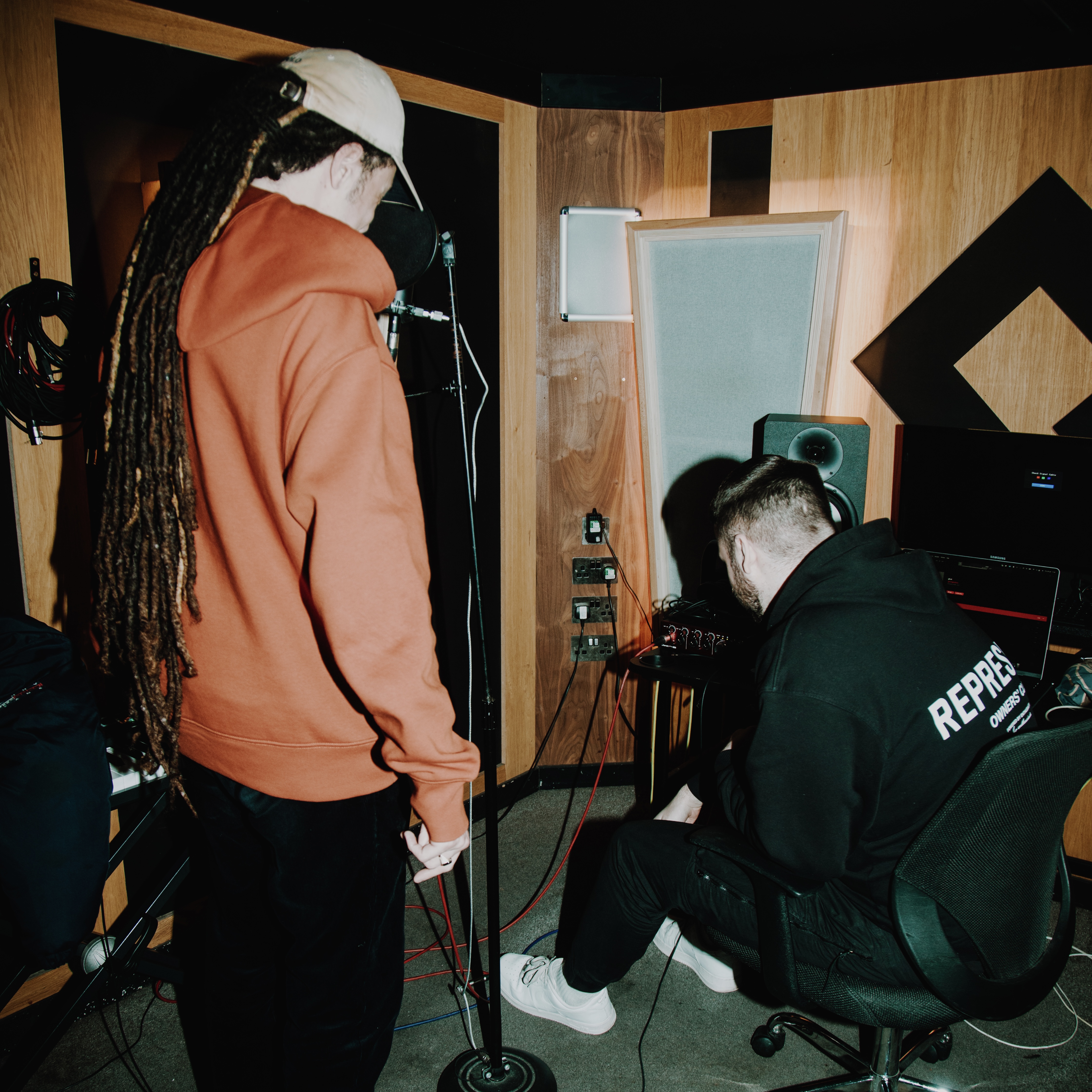 Studio session for 'Closer' by Isaiah Dreads and Georgeyboy.