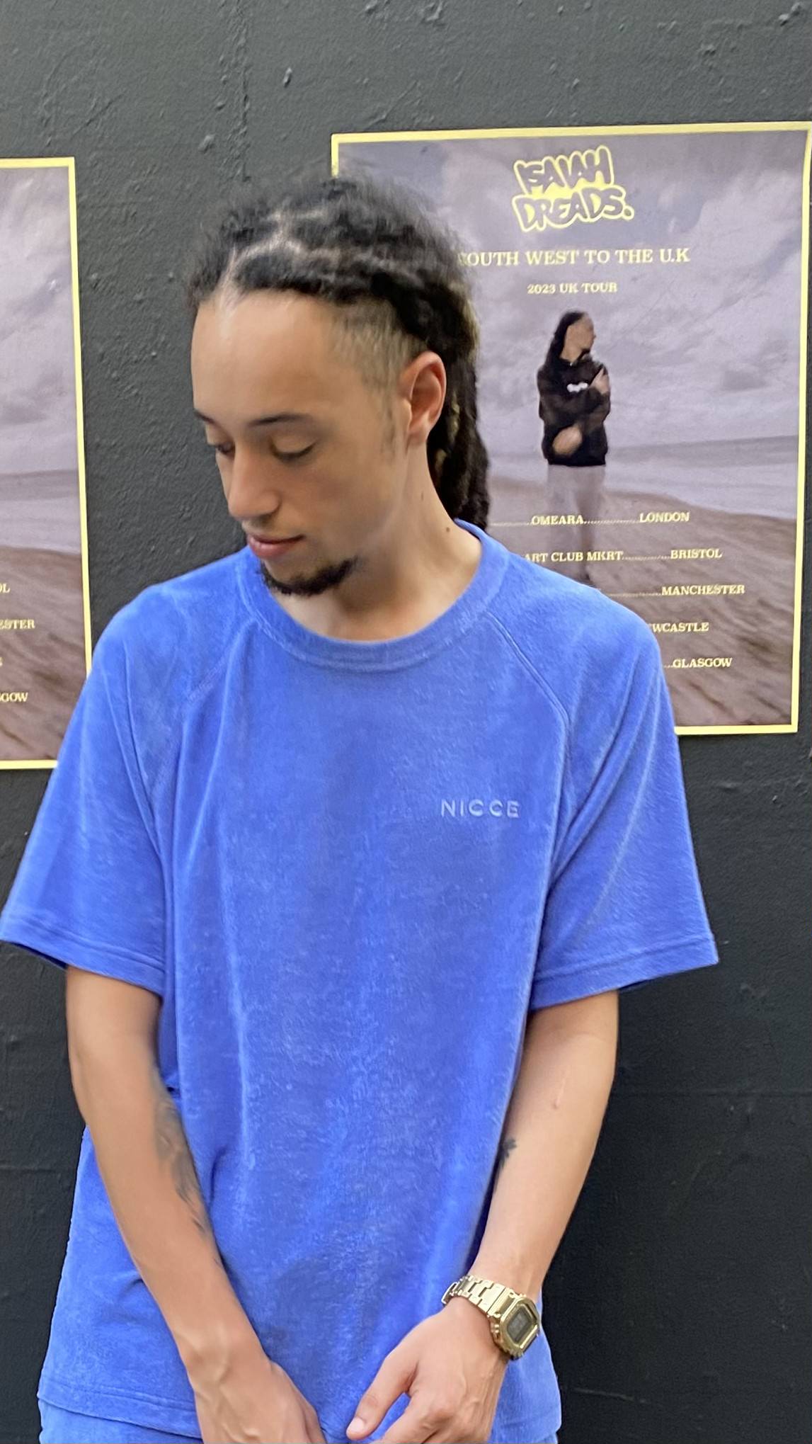 Promotional image for Isaiah Dreads' 2023 tour.