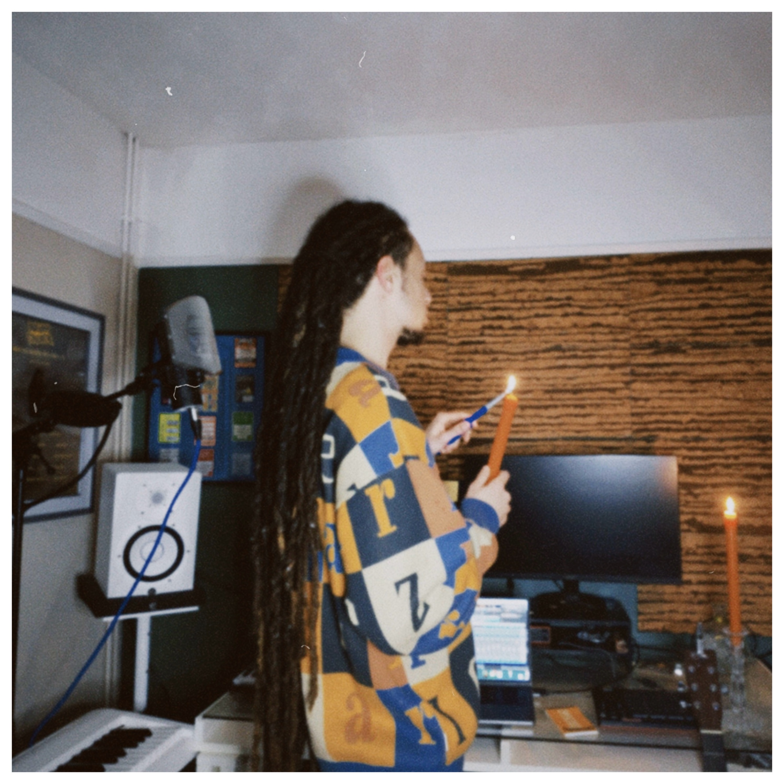 Cover art for 'Candlelight' by Isaiah Dreads and Scrannabis.