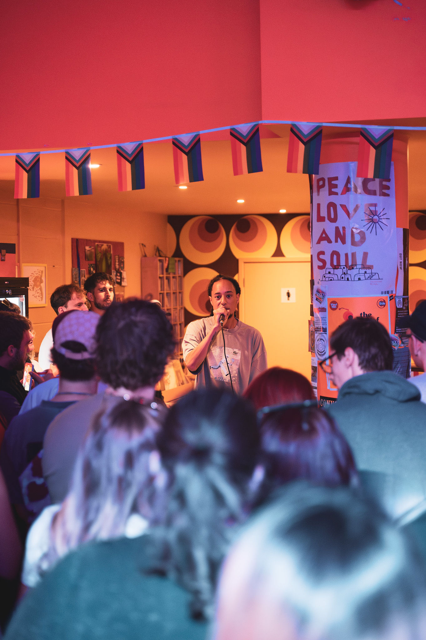 Isaiah Dreads at the Seaside Rap launch party at Vinyl Van in Dorchester.